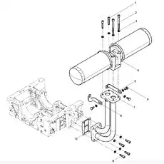 Oil filter bracket - Блок «Oil filter assembly»  (номер на схеме: 7)