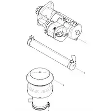 Exhaust tail pipe assembly - Блок «Packing Box Chassis Parts Group 01»  (номер на схеме: 2)