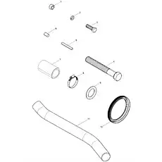 Induction pipe - Блок «Parts Kit Assembly»  (номер на схеме: 11)