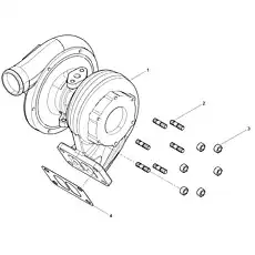 Turbocharger washer - Блок «Turbocharger assembly»  (номер на схеме: 4)