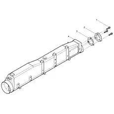 Intake manifold - Блок «Air inlet pipe assembly»  (номер на схеме: 4)