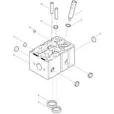 Corehole plug - Блок «Cylinder head subassembly»  (номер на схеме: 9)