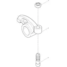 Exhaust valve rocker arm - Блок «Drainage door rocker»  (номер на схеме: 2)