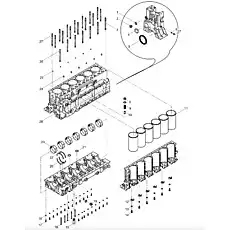 Hexagon bolt - Блок «Engine Block Group»  (номер на схеме: 16)