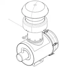 Air filter - Блок «Single Transport Parts Attached to Engine Group»  (номер на схеме: 1)