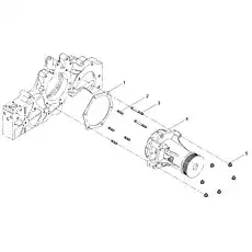 Seal gasket of water pump - Блок «Water pump assembly»  (номер на схеме: 1)