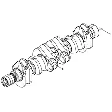 Crankshaft assembly - Блок «Группа коленвала»  (номер на схеме: 2)