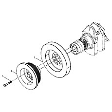 Crankshaft pulley group