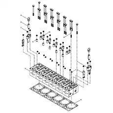 Cylinder head main bolt - Блок «Головка блока цилиндров в сборе»  (номер на схеме: 11)