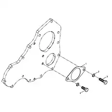 Spring washer - Блок «Hydraulic pump group»  (номер на схеме: 2)