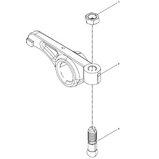 Intake valve rocker arm