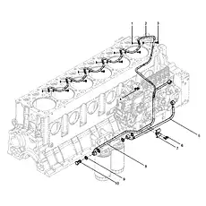 Hollow bolt - Блок «Low pressure oil pipe group»  (номер на схеме: 10)