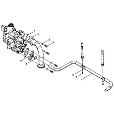 Oil suction strainer group