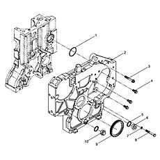 Timing gear housing group