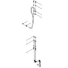 Turbocharger oil pipe group