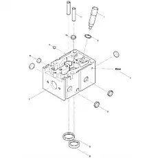 Injector bushing - Блок «Cylinder head subassembly»  (номер на схеме: 1)