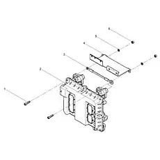 ECU earthing line - Блок «Electronic control unit assembly»  (номер на схеме: 3)