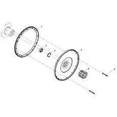 Centripetal ball bearing - Блок «Flywheel Group»  (номер на схеме: 2)