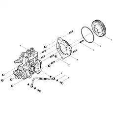 Hollow bolt - Блок «High pressure pump assembly»  (номер на схеме: 6)