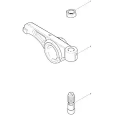Valve adjusting nut - Блок «Intake valve rocket arm»  (номер на схеме: 1)