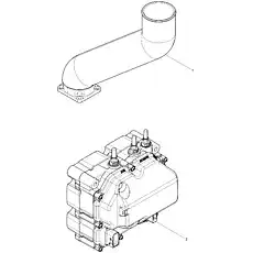 Urea pump - Блок «Packing Box Chassis Parts Group»  (номер на схеме: 2)