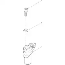 Small washer - Блок «Speed sensor sensor group device»  (номер на схеме: 2)
