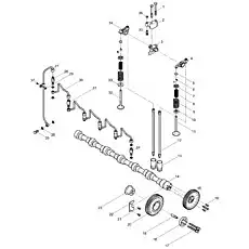 Adjustment bolt assembly - Блок «Valve Train Group»  (номер на схеме: 35)