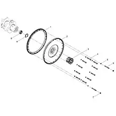 Circlip for hole - Блок «Flywheel Group»  (номер на схеме: 8)
