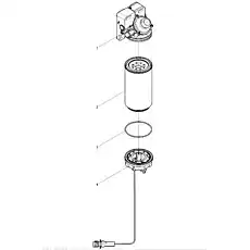 Fuel Filter Seat - Блок «Fuel Coarse Filter»  (номер на схеме: 1)