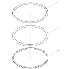 Twist Taper Ring - Блок «Piston Ring Set»  (номер на схеме: 2)