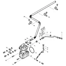 Hollow screw - Блок «Air Compressor Group»  (номер на схеме: 1)
