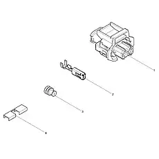 Connector (936059-1) - Блок «Connector Assembly 3»  (номер на схеме: 1)