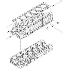 Bowl Plug - Блок «Crankcase assembly»  (номер на схеме: 3)