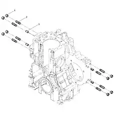 Spring-Type Straight Pin - Блок «Engine Bracket Group»  (номер на схеме: 3)