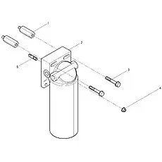 Hexagon Head Bolt - Блок «Fine fuel filter set»  (номер на схеме: 3)
