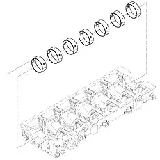 Main Bearing Set - Блок «Main Bearing Group»  (номер на схеме: 1)
