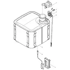 Nitrogen-Oxygen Sensor - Блок «SCR Box Assembly»  (номер на схеме: 6)