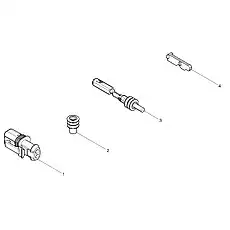 Connector - Блок «Starting relay Conneting parts»  (номер на схеме: 4)