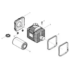 Pressure Difference Sensor - Блок «Air Filter Body»  (номер на схеме: 2)