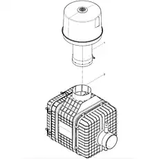 First Coarse Air Filter - Блок «Air Filter»  (номер на схеме: 1)