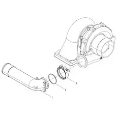 Seal Ring - Блок «Compressor Pipe Group»  (номер на схеме: 2)