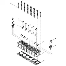Clamping block - Блок «Головка блока цилиндров в сборе»  (номер на схеме: 6)