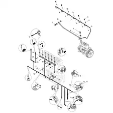 Unit seal washer - Блок «Группа электронного управления системы жгута и датчиков»  (номер на схеме: 5)