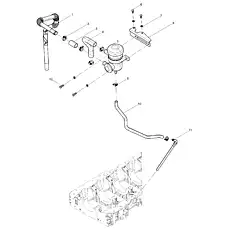 Clamp - Блок «Группа разделителя масло-газ»  (номер на схеме: 9)