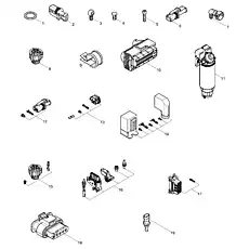 Unit seal washer - Блок «Группа коробок деталей»  (номер на схеме: 1)