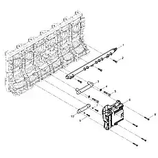 ECU Bracket - Блок «Common Rail System Assembly»  (номер на схеме: 3)