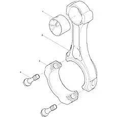 Connecting Rod Body - Блок «Connecting Rod Assembly»  (номер на схеме: 2)