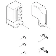 Waterproof plug - Блок «Connector Assembly 1»  (номер на схеме: 6)