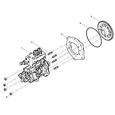 O-ring - Блок «Fuel Injection Pump Set»  (номер на схеме: 4)
