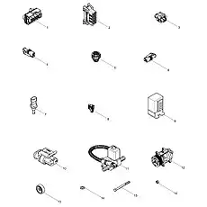 Air Condition Compressor - Блок «Parts Box Group»  (номер на схеме: 12)